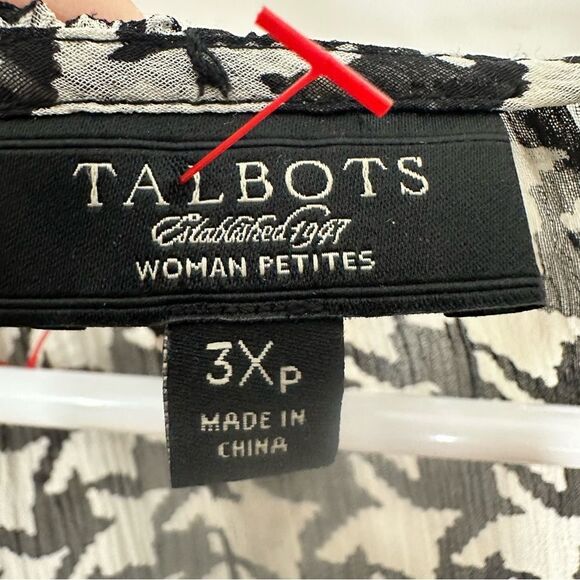 Talbots size 3X petite top - Picture 4 of 7
